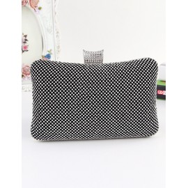 Smart Curve Diamante Finalize Metal Evening Bag