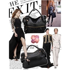 hot! New Europe Style Vintage retro Leopard Print Bags Shoulder Handbag Women's Handbag Leather Messenger Bag 