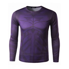 Basic Slim Fit Long Sleeve T-Shirt For Men