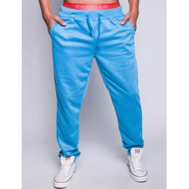 Casual Drawstring Waist Sweatpants in Pure Color