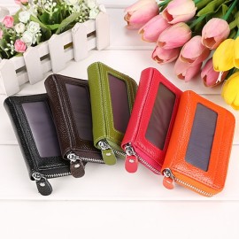 Mens/Womens Fashion Mini Synthetic Leather Wallet ID Credit Cards Holder Organizer Purse 
