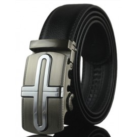 Retro Basic Automatic Alloy Buckle Belt For Men