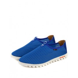 Fashionable Mesh Hollow Design Loafers For Men