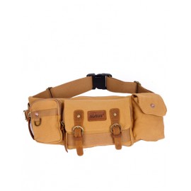 Fashionable Pocket Buckle Design Waist Bag For Men