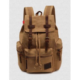 Casual Buckle String Pocket Design Backpack For Men