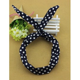 Villatic Twist Rabbit Hair Band in Two Tone