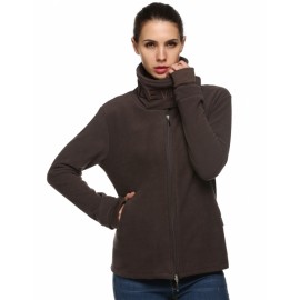 ACEVOG Women Fashion Long Sleeve Warm Solid Casual Cardigan Hoodie Sweatershirt Coat Outerwear