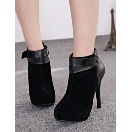 Fashion Belt Embellished Stiletto Heel Boots Size:35-39